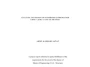 ANALYSIS AND DESIGN OF HAMMER HEAD BRIDGE PIER USING STRUT AND TIE METHOD