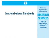 Concrete Delivery Time Study