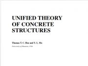 UNIFIED THEORY OF CONCRETE STRUCTURES