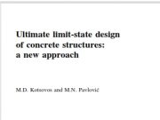 Ultimate limit-state design of concrete structures: a new approach