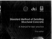 Standard Method of Detailing of Structural Concrete