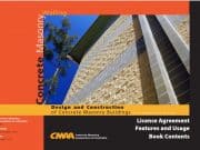 Design and Construction of Concrete Masonry Buildings _ Licence Agreement Features and Usage Book Contents