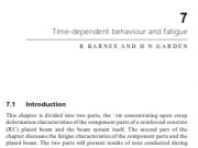 Strengthening of Reinforced Concrete Structures – Using Externally : Time-dependent behaviour and fatigue