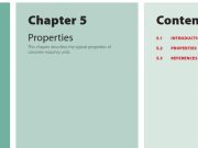 Design and Construction of Conc rete Masonry Buildings_Properties (Chapter 5)