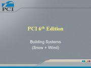 PCI Design Handbook _Building Systems (Snow + Wind)_PCI 6th Edition