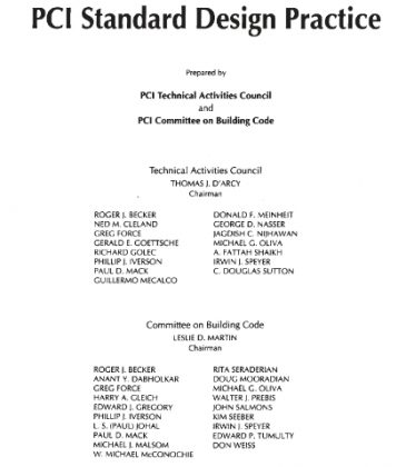 PCI Parking Structures _PCI Standard Design Practice | Sipilpedia