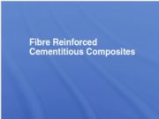 Fibre Reinforced Cementitious Composites