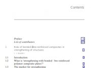 Strengthening of Reinforced Concrete Structures – Using Externally : Contents