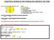 Structural Concrete – Theory and Design : DESIGN OF RECTANGULAR CONCRETE SECTION