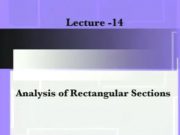 Prestressed Concrete_Prestress : Lecture-14-Analysis of Rectangular sections