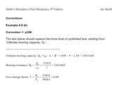 Smith’s Elements of Soil Mechanics, 8th Edition_Corrections Example 8.6 (b)