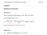 Smith’s Elements of Soil Mechanics, 8th Edition_Chapter 9 Solutions to Exercises