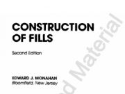 CONSTRUCTION OF FILLS (Second Edition)