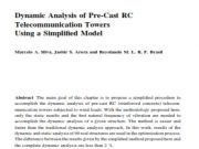 DAMS_”Dynamic Analysis of Precast RC Telecommunication Towers Using a Simplified Model”