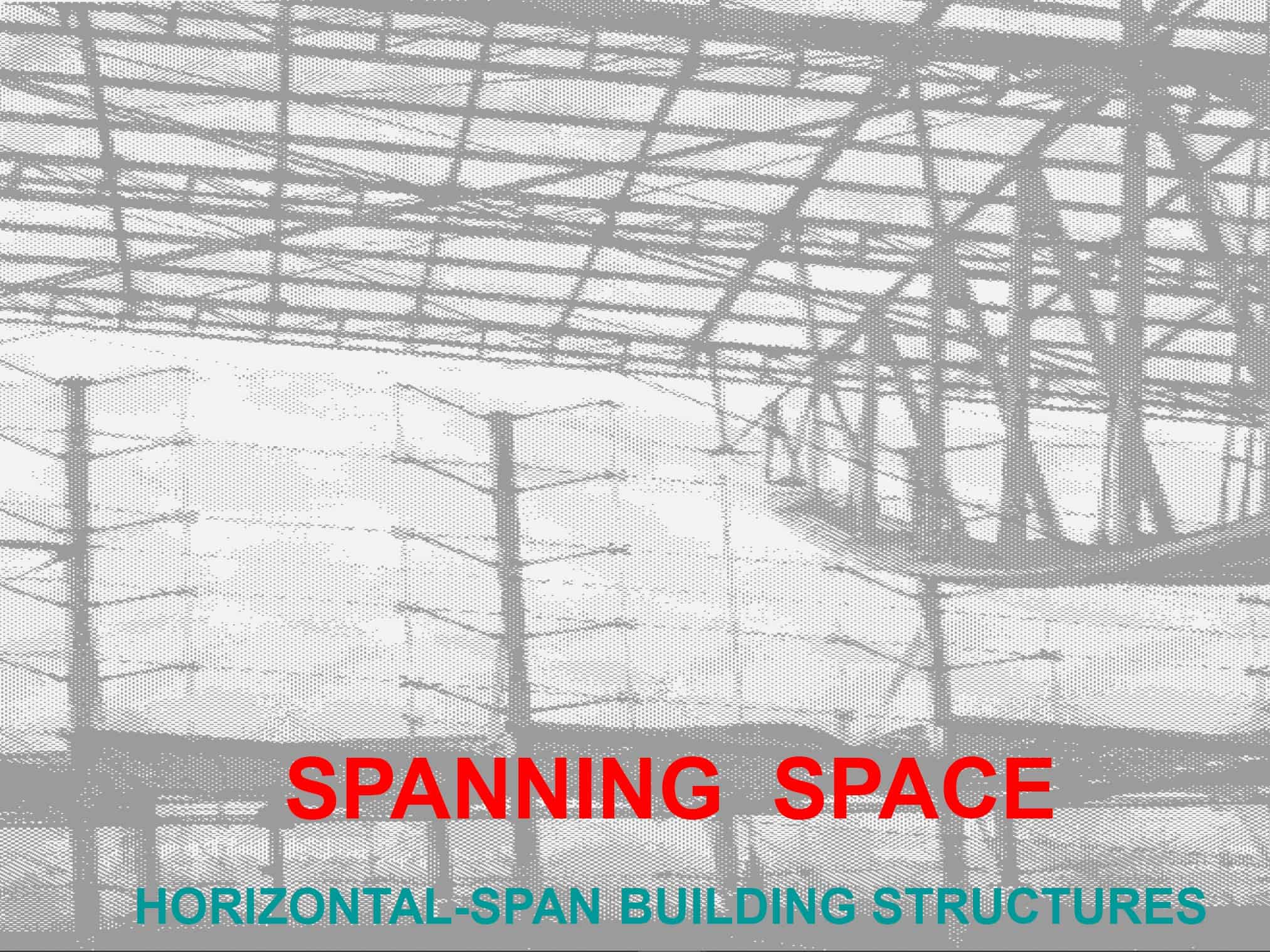 Span space. Horizontal span. Spatial span. Horizontally Spinning Goat. On span and Space.