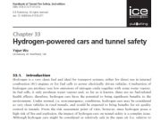 Hydrogen-powered cars and tunnel safety_Chapter 33