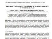 SIMPLIFIED PROCEDURES FOR KINEMATIC BENDING MOMENTS OF FIXED-HEAD PILES