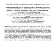 PARAMETRIC STUDY OF COMBINED PILE-RAFT FOUNDATION