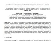 LONG TERM MONITORING OF BOTONEGA EARTH DAM IN ISTRIA, CROATIA