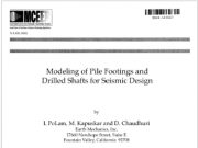 Modelling of Pile Footings and Drilled Shafts for Seismic Design