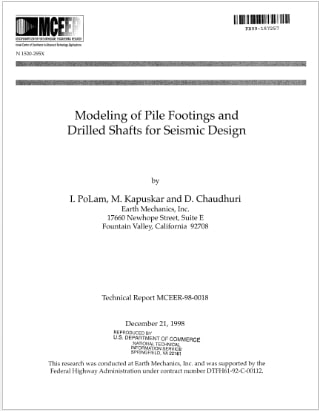 novel horor bahasa inggris pdf Modeling of Pile Footings and Drilled Shafts for Seismic 