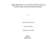 THREE-DIMENSIONAL ANALYSIS OF TUNNELLING EFFECTS ON STRUCTURES TO DEVELOP DESIGN METHODS