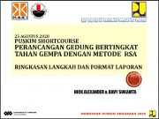 Perancangan Gedung Bertingkat Tahan Gempa dengan Metode RSA (Ringkasan Langkah dan Format Laporan)