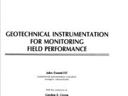 Geotechnical Instrumentation for Monitoring Field Performance