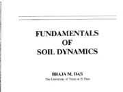 Fundamentals of Soil Dynamics by Braja M. Das