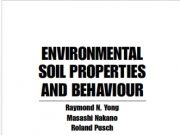 Environmental Soil Properties and Behaviour