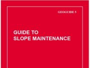 GUIDE TO SLOPE MAINTENANCE