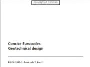 Concise Eurocodes – Geotechnical design BS EN 1997-1, Eurocode