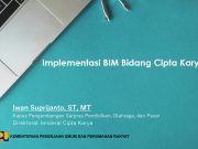 Implementasi BIM Bidang Cipta Karya