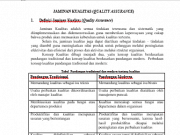 Resume Jaminan Kualitas