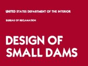 Design of Small Dams
