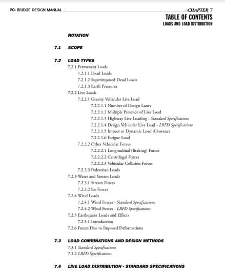 PCI Bridge Design Manual”Chapter 7″ | Sipilpedia