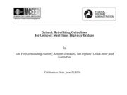 Seismic Retrotting Guidelines for Complex Steel Truss Highway Bridges