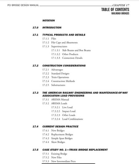 PCI Bridge Design Manual”Chapter 17″ | Sipilpedia