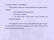 DESIGN OF STEEL STRUCTURES II_FOUNDATION OF TOWERS : Types of load on foundations
