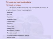 DESIGN OF STEEL STRUCTURES II_BRIDGES : Loads and Load combinations