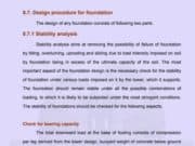 DESIGN OF STEEL STRUCTURES II_FOUNDATION OF TOWERS : Design procedure for foundation