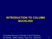 MAIN GATE OF STEEL DESIGN_INTRODUCTION TO COLUMN BUCKLING