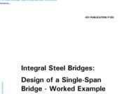 Integral Steel Bridges: Design of a Single-Span Bridge – Worked Example