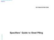 SCI PUBLICATION P308_Specifiers’ Guide to Steel Piling