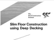 Slim floor construction using deep decking