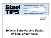 Steel Tips_Seismic Behavior and Design of Steel Shear Walls