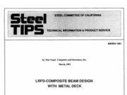 Steel Tips_LRFD-COMPOSITE BEAM DESIGN WITH METAL DECK