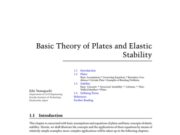 Handbook Of Structural Engineering_Basic Theory of Plates and Elastic Stability