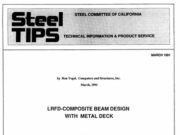 Steel Tips_LRFD COMPOSITE BEAM DESIGN WITH METAL DECK