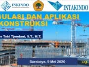 WEBINAR INTAKINDO”REGULASI DAN APLIKASI K3 KONSTRUKSI “